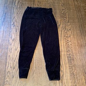 Flowers by Zoe velvet joggers